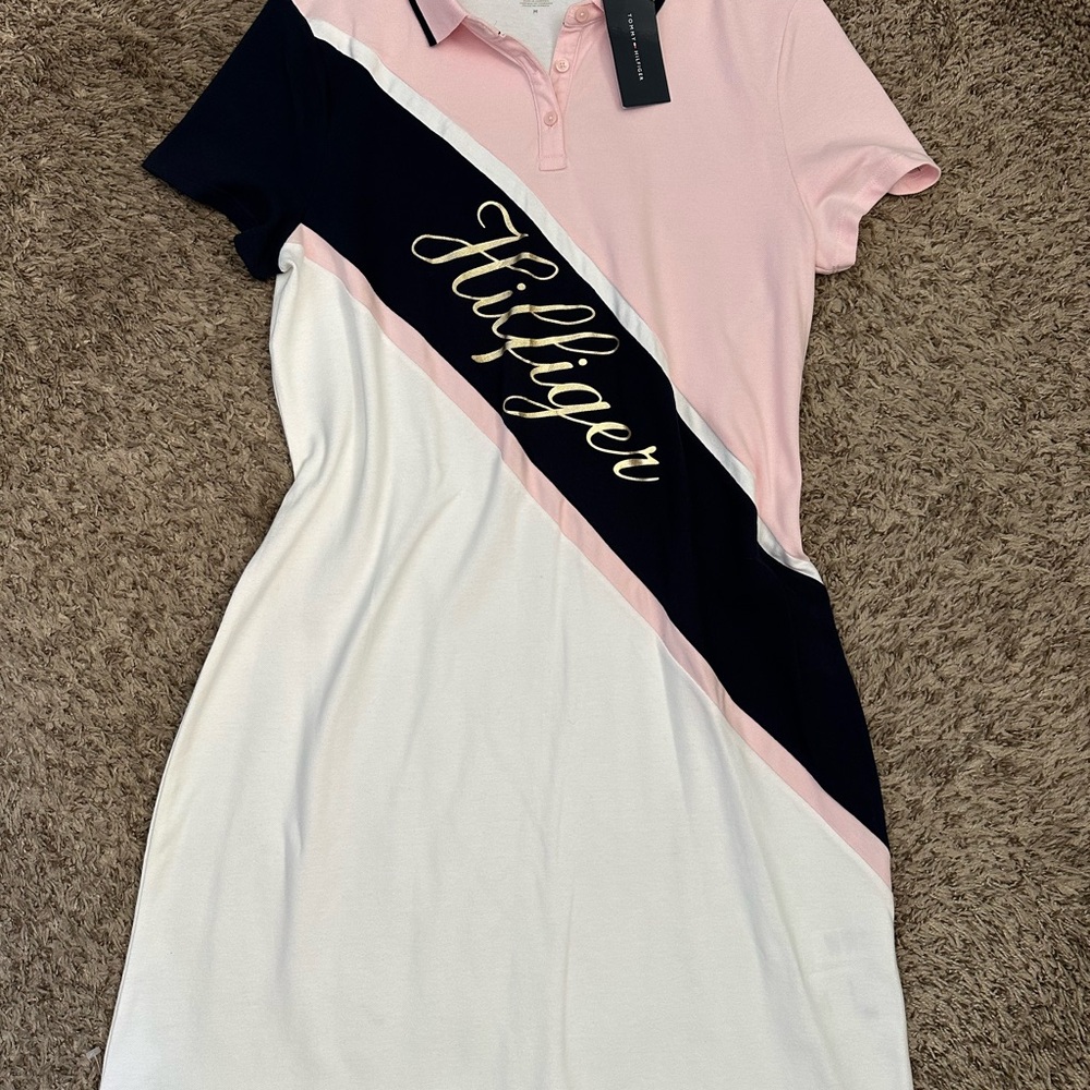 Tommy Hilfiger Pink Polo Shirt